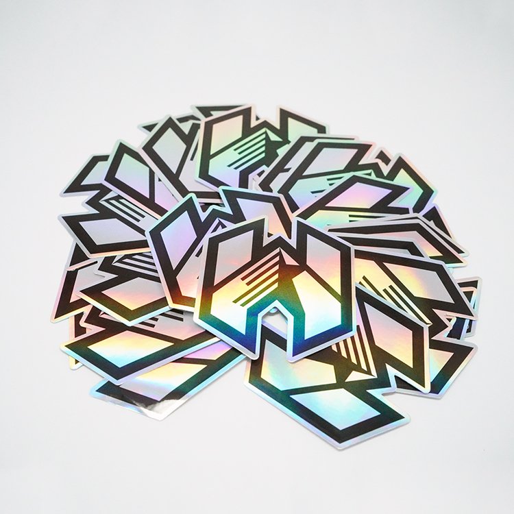 hot sale self adhesive waterproof logo labels cartoon stickers custom die cut holographic custom decorative sticker