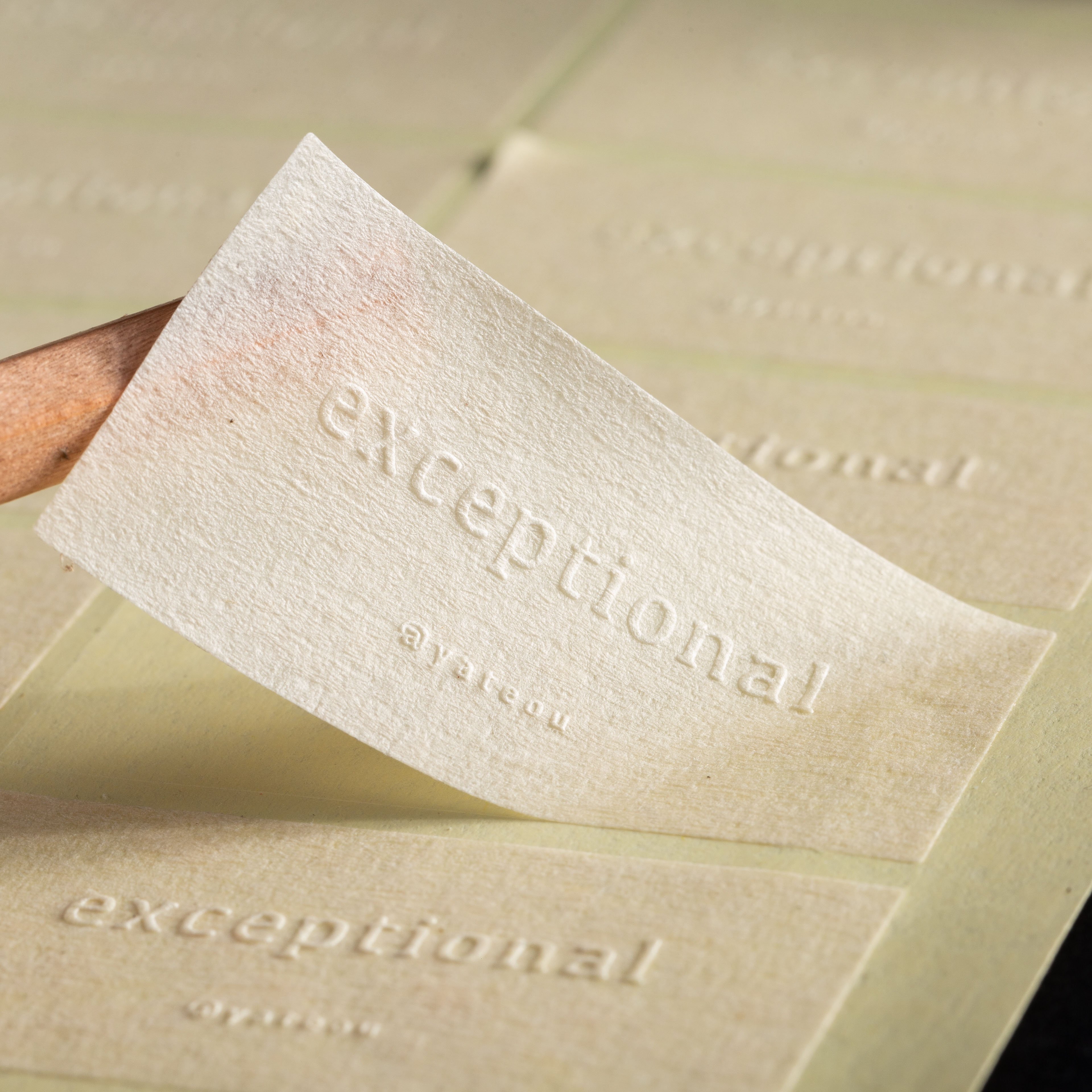 Premium logo Packaging Label stickers Customized special textured paper for jars