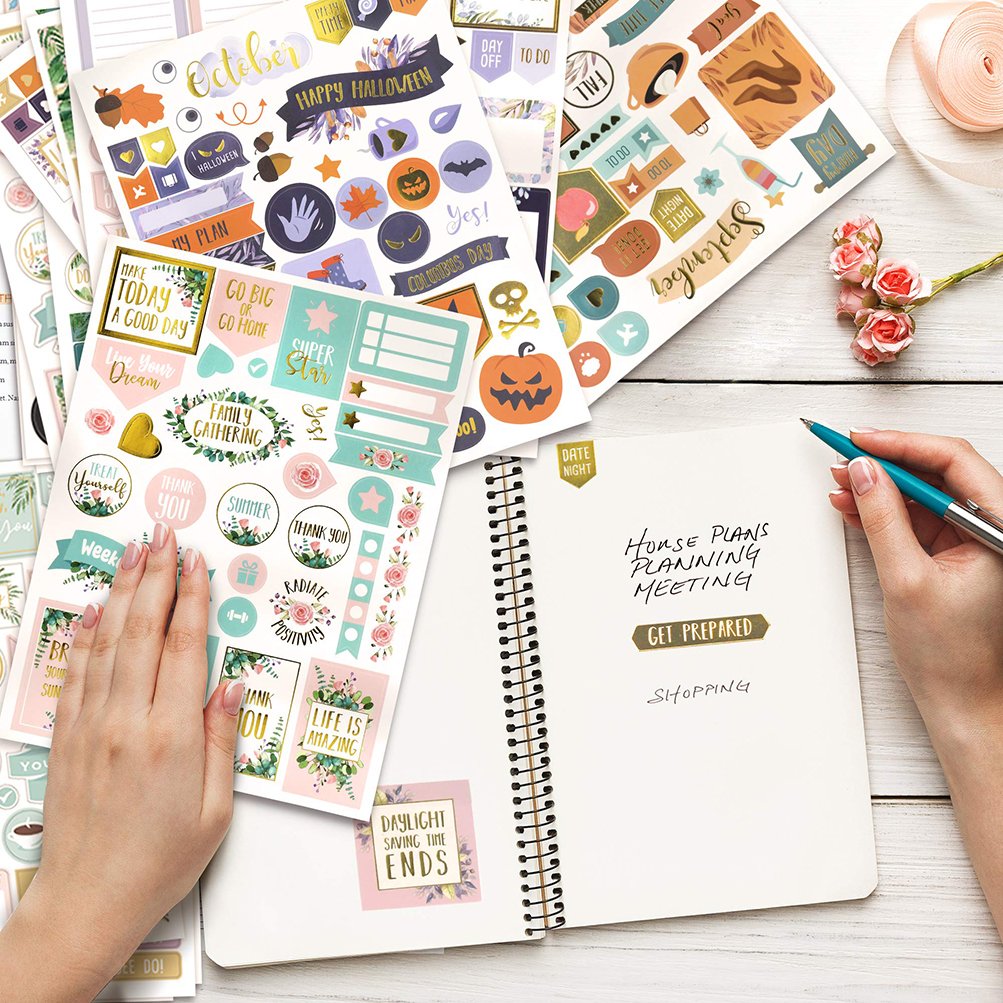 Custom Cartoon Paper Sticker Kawaii Scrapbooking Daily Planner Journal Stickers