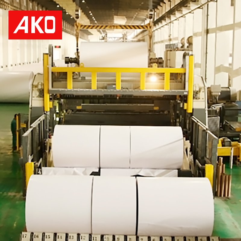Main Master1080mm Label Paper Jumbo Roll Self Adhesive Sticker Jumbo Rolls Custom TOP ECO Coated Thermal Paper