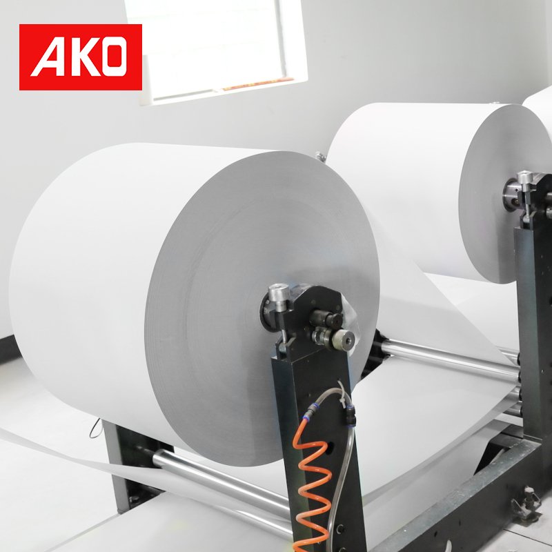 Main Master1080mm Label Paper Jumbo Roll Self Adhesive Sticker Jumbo Rolls Custom TOP ECO Coated Thermal Paper