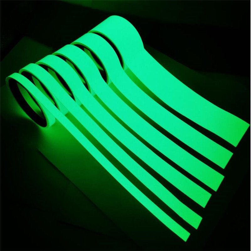 Manufacturer dark reflective sticker Printable Photoluminescent Tape roll for safety warning