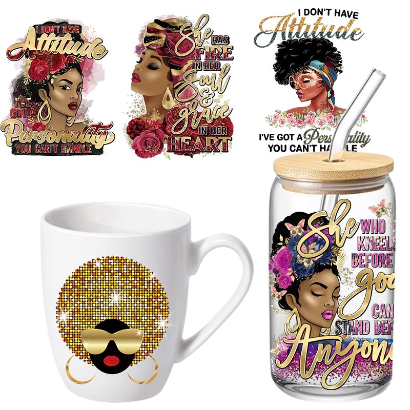 Accept Personalized Custom Uv Dtf Cup Wrap Designs Transfers Stickers Label 16oz 20oz 24oz Uvdtf Cup Wraps