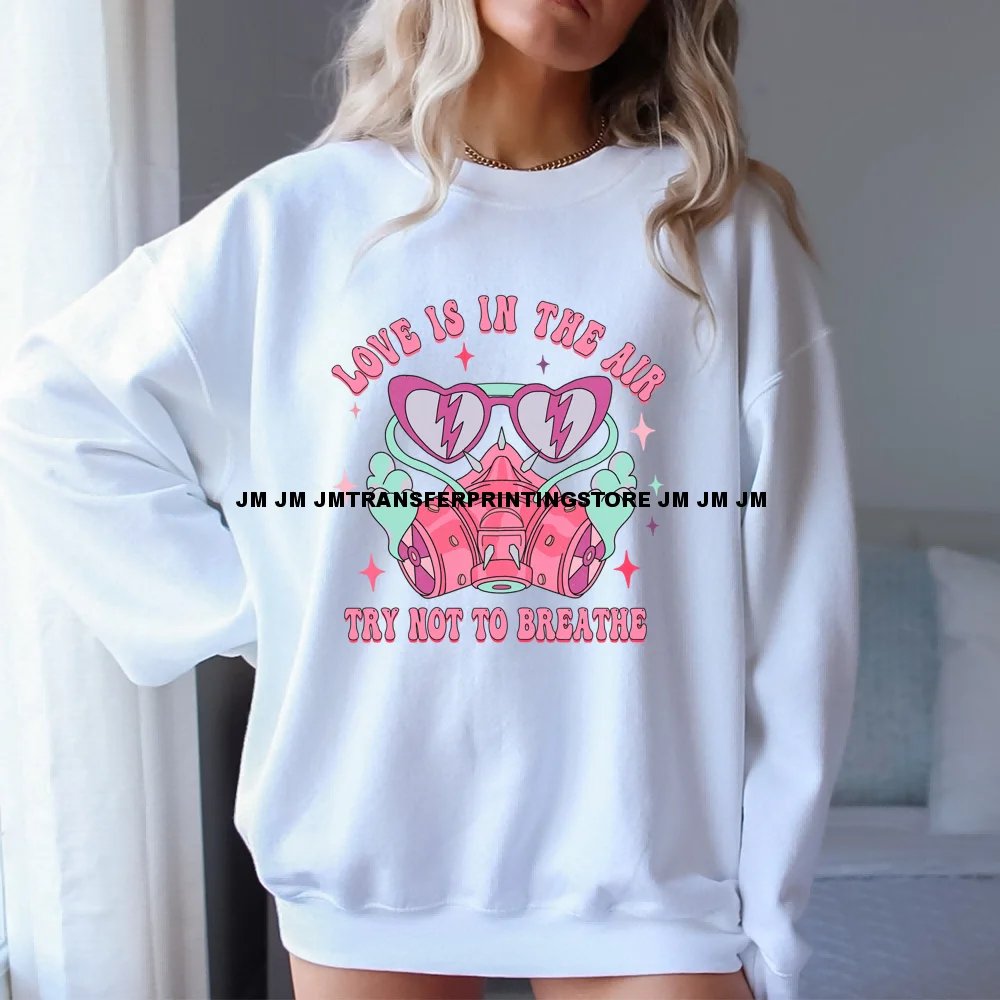 Cute Dog Pet Love Valentine's Day DTF Transfer Iron On Heat Press Sticker For T-shirt