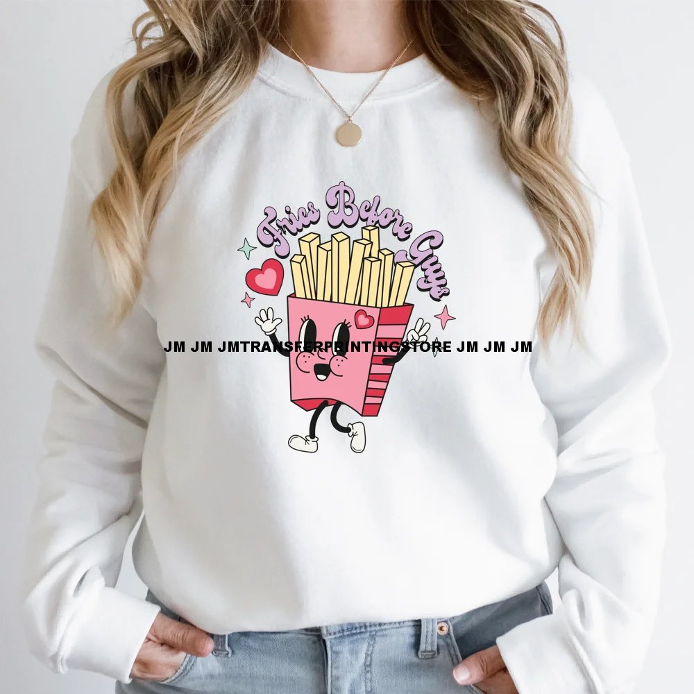 Cute Dog Pet Love Valentine's Day DTF Transfer Iron On Heat Press Sticker For T-shirt