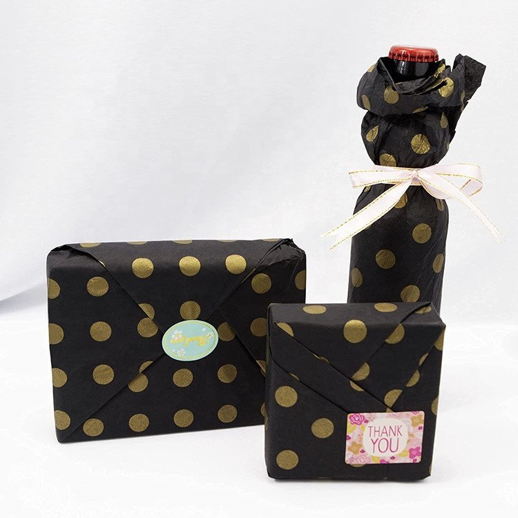 gold star black tissue paper custom tissue paper and stickers custom wrapping paper tissue
