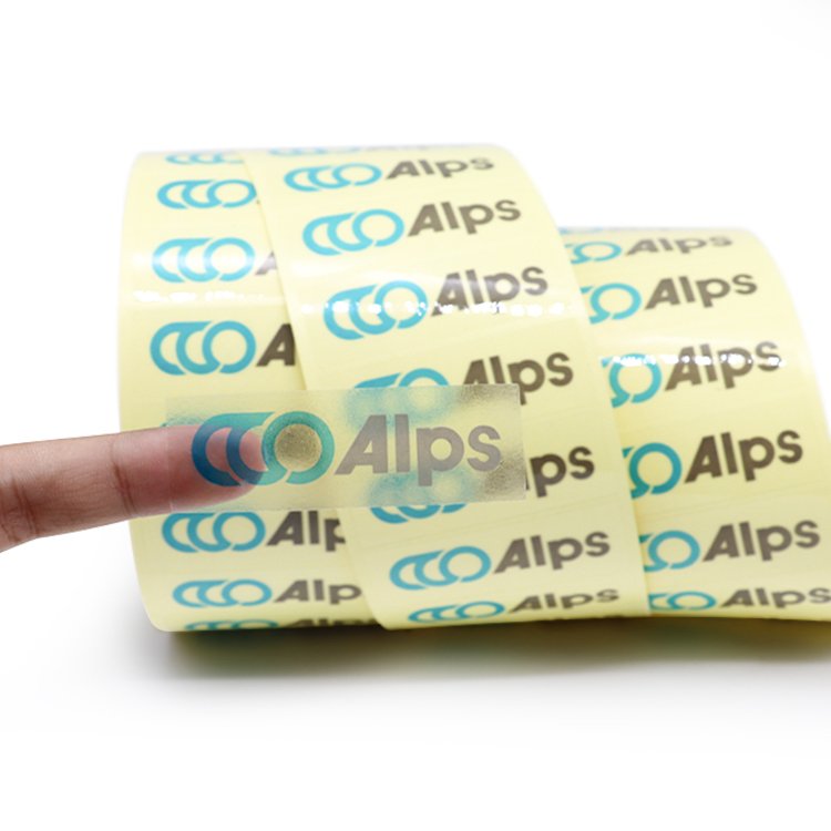 Hot Sale Custom Die Cut Label Logo Printed Transparent Sticker Custom Clear Vinyl Stickers