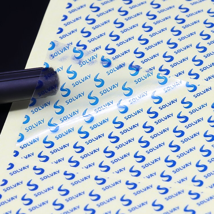 Hot Sale Custom Die Cut Label Logo Printed Transparent Sticker Custom Clear Vinyl Stickers