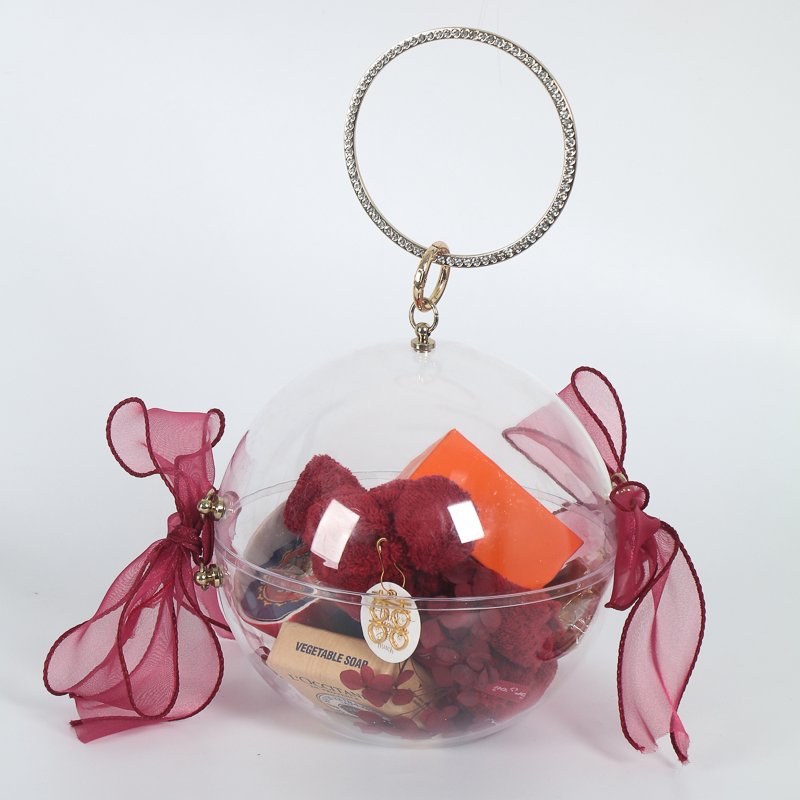 Transparent acrylic candy box wedding ball gift box manufacturer wholesale wedding banquet gift jewelry box