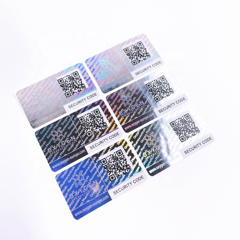 Custom Printing VOID 3d Hologram Sticker Label Vinyls Holographic Strong Adhesive Warranty Stickers Gold logo Sticker