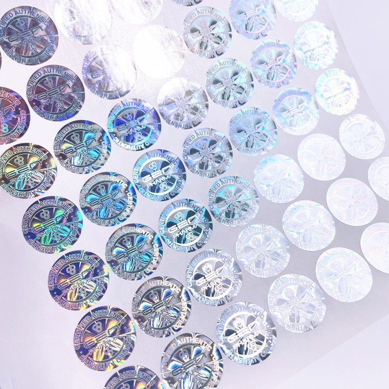 Custom Printing VOID 3d Hologram Sticker Label Vinyls Holographic Strong Adhesive Warranty Stickers Gold logo Sticker