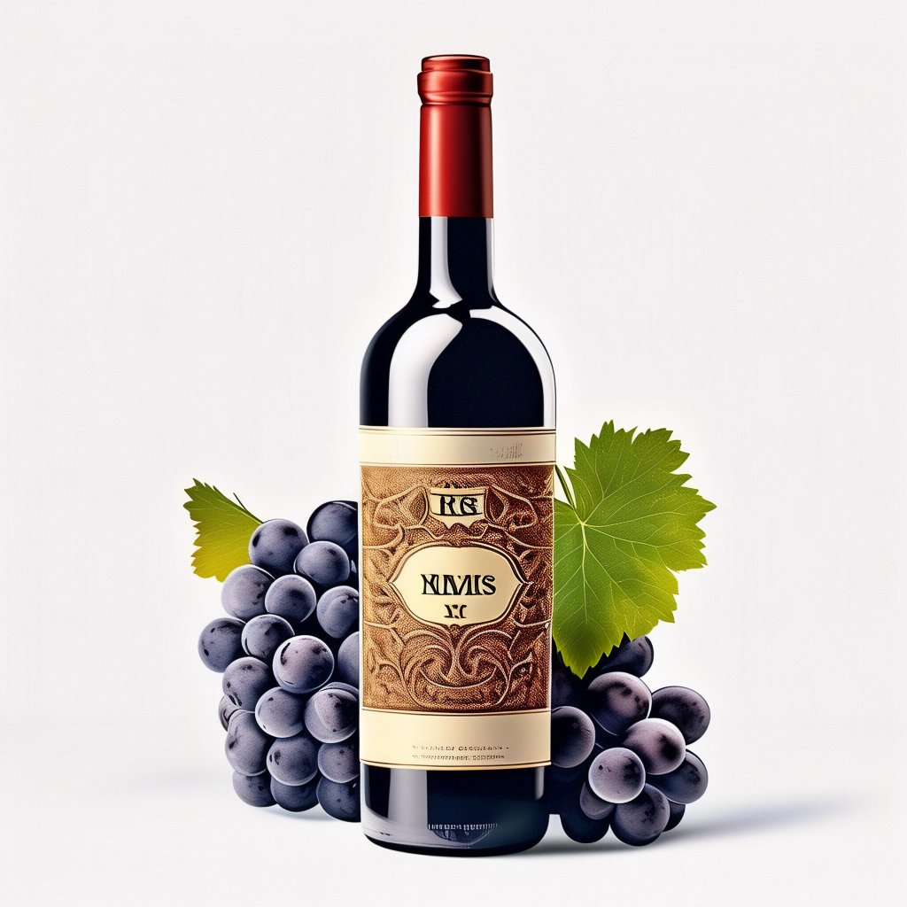 Factory Custom gold silver foil logo red wine packaging label art paper sticker embossed wine bottle sticker label
