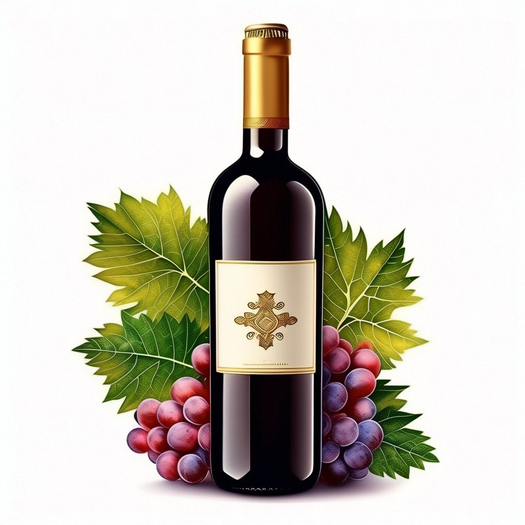 Factory Custom gold silver foil logo red wine packaging label art paper sticker embossed wine bottle sticker label