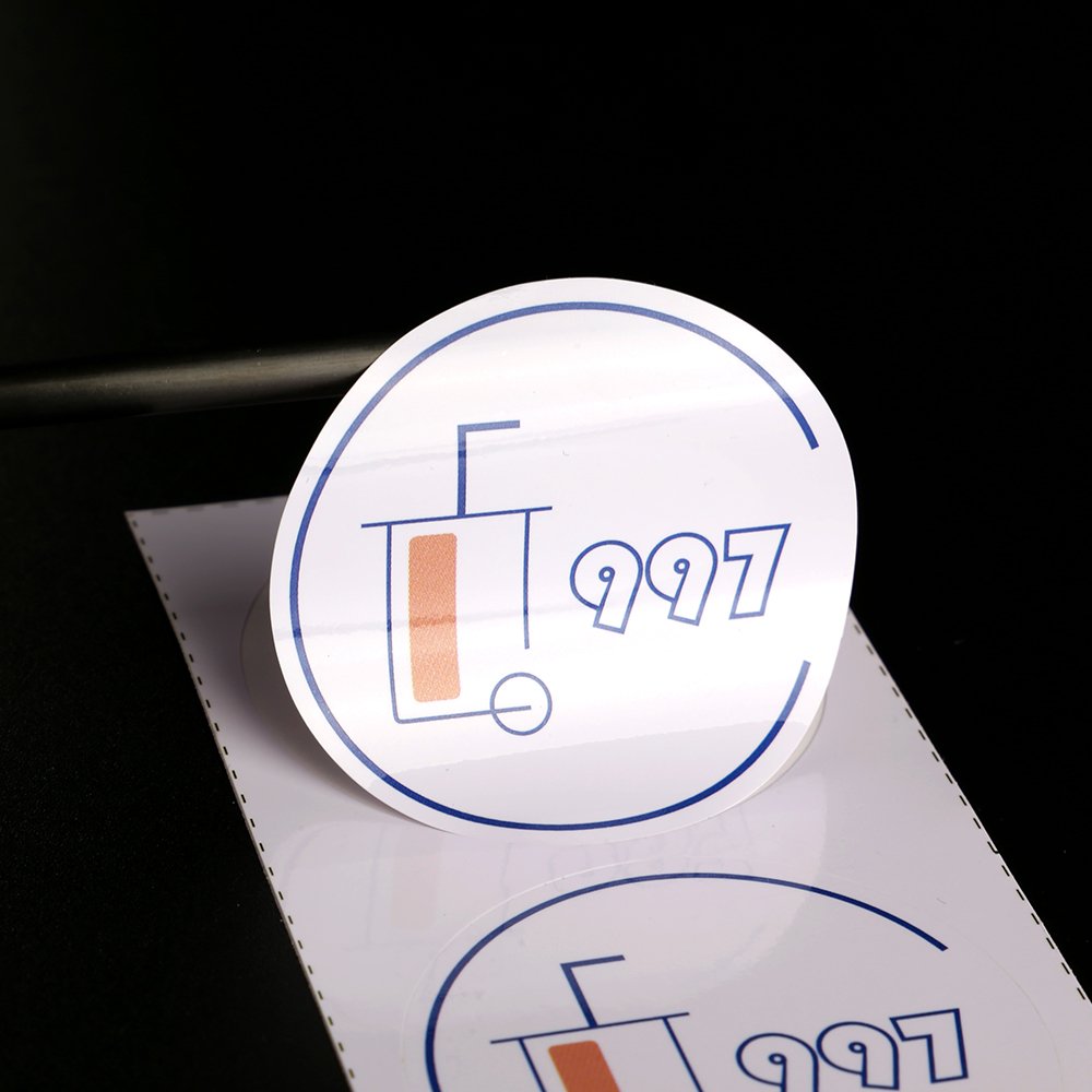 Custom Adhesive Printed Round Personalized Business Label Stickers Mit Logo For Packaging & Decoration