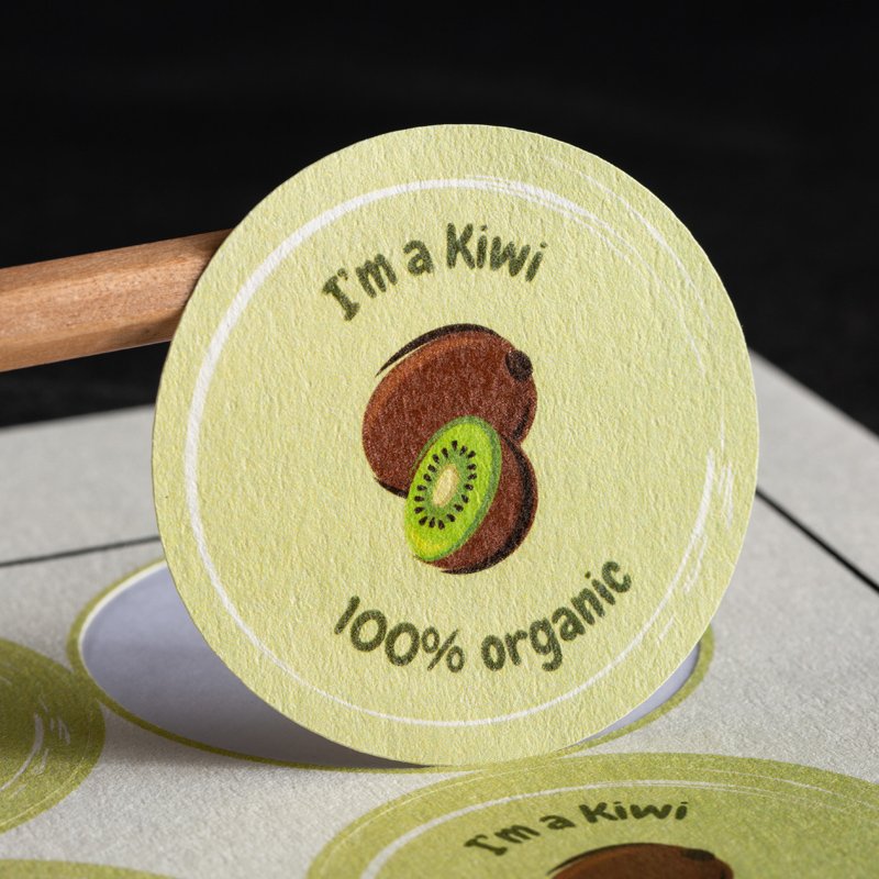 Personalized Product Private Custom Labels Maker Self Adhesive Vinyl Round Waterproof Sticker Roll With Logo