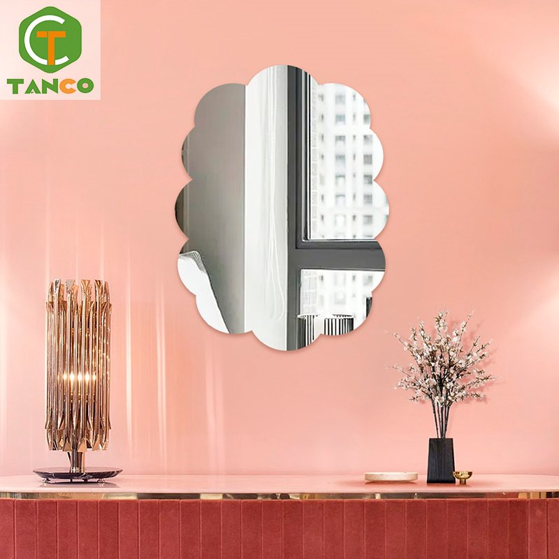 wholesale flexible acrylic mirror setting round circle self adhesive mirror sheet 3d butterfly wall stickers