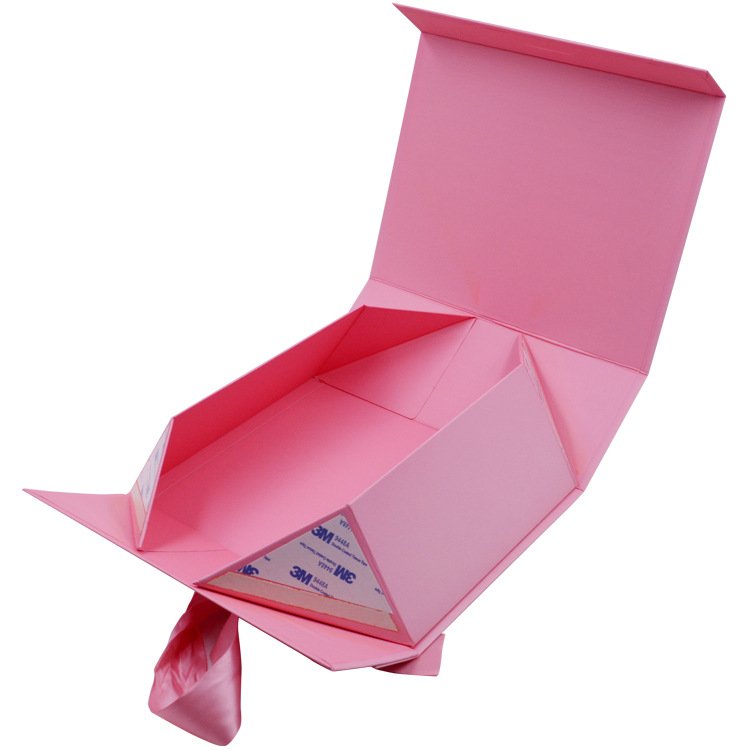 Custom Manufacture Cheap Price Luxury pink foldable magnetic clothes cosmetic shoes Gift Box