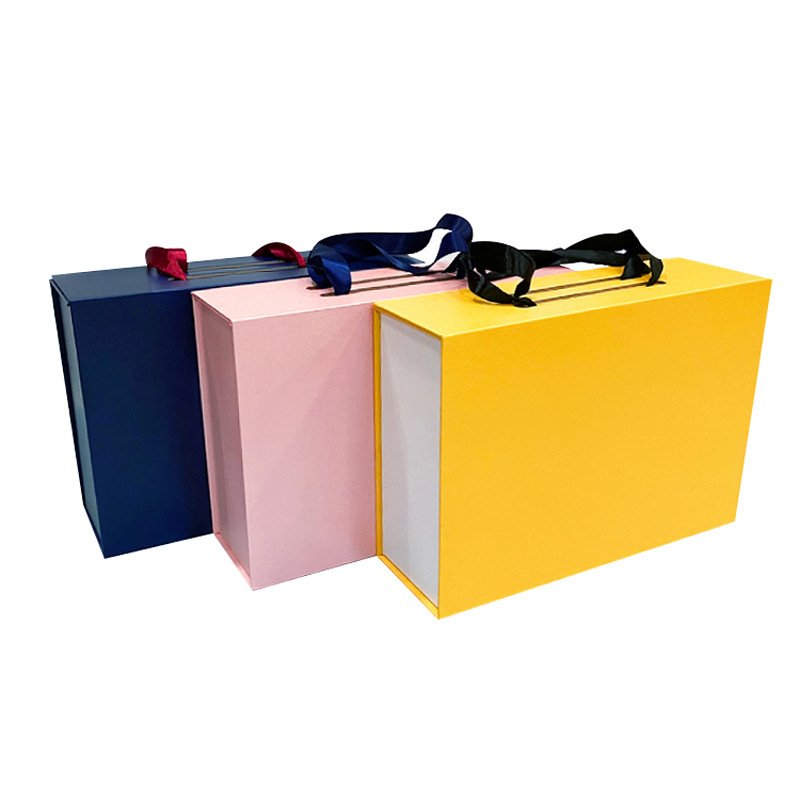 Custom Manufacture Cheap Price Luxury pink foldable magnetic clothes cosmetic shoes Gift Box