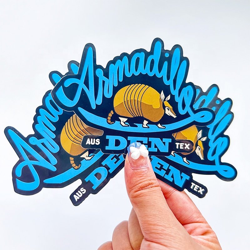 Best Selling Durable Waterproof Custom Private Label Logo Stickers Decals Own Business Brand Die Cut PVC Vinyl Custom Stickers