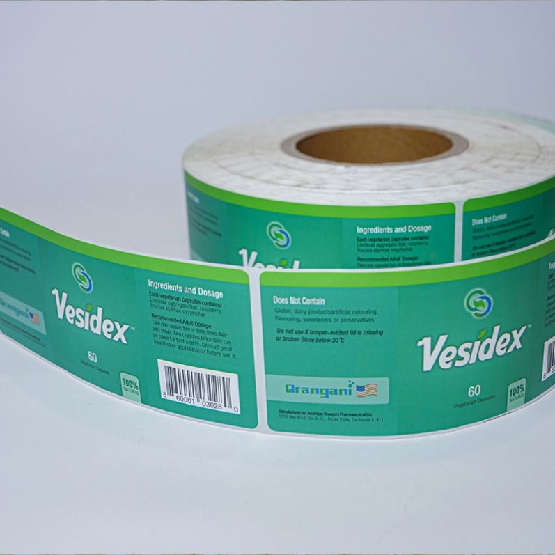 CC6500 Customized printing waterproof wine sticker label non removable stickers label kraft label sticker