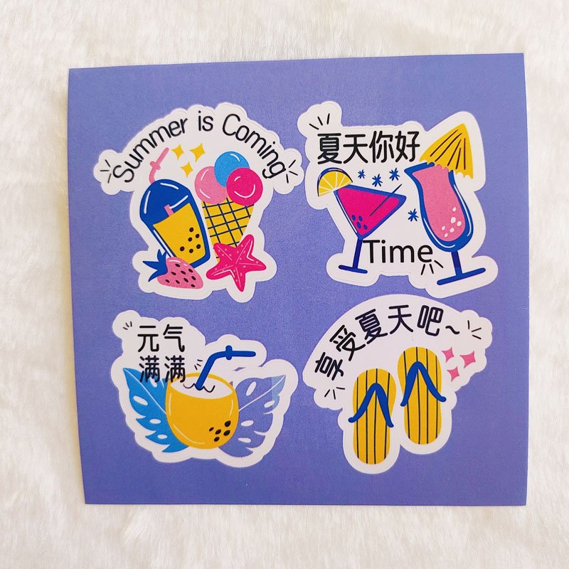 custom die cut to any shape sticker sheets die cut vinyl sticker