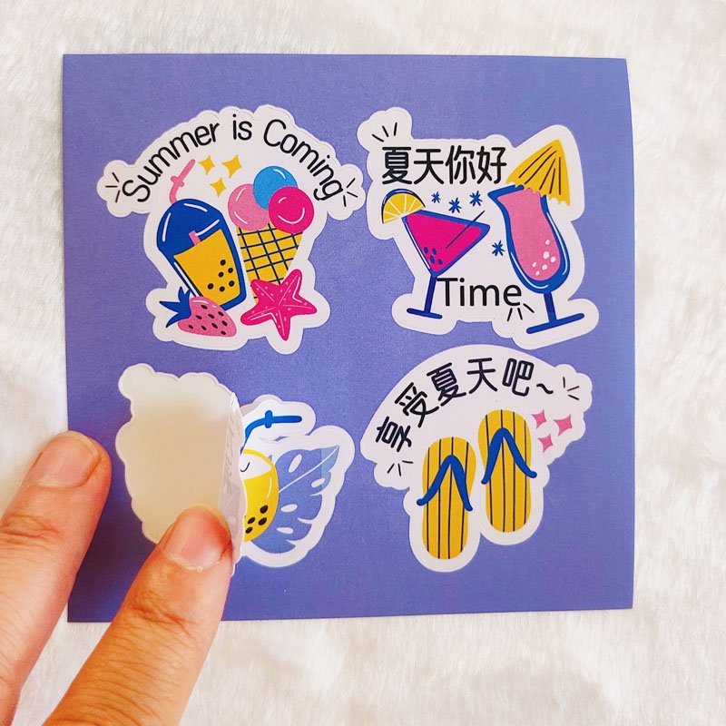 custom die cut to any shape sticker sheets die cut vinyl sticker