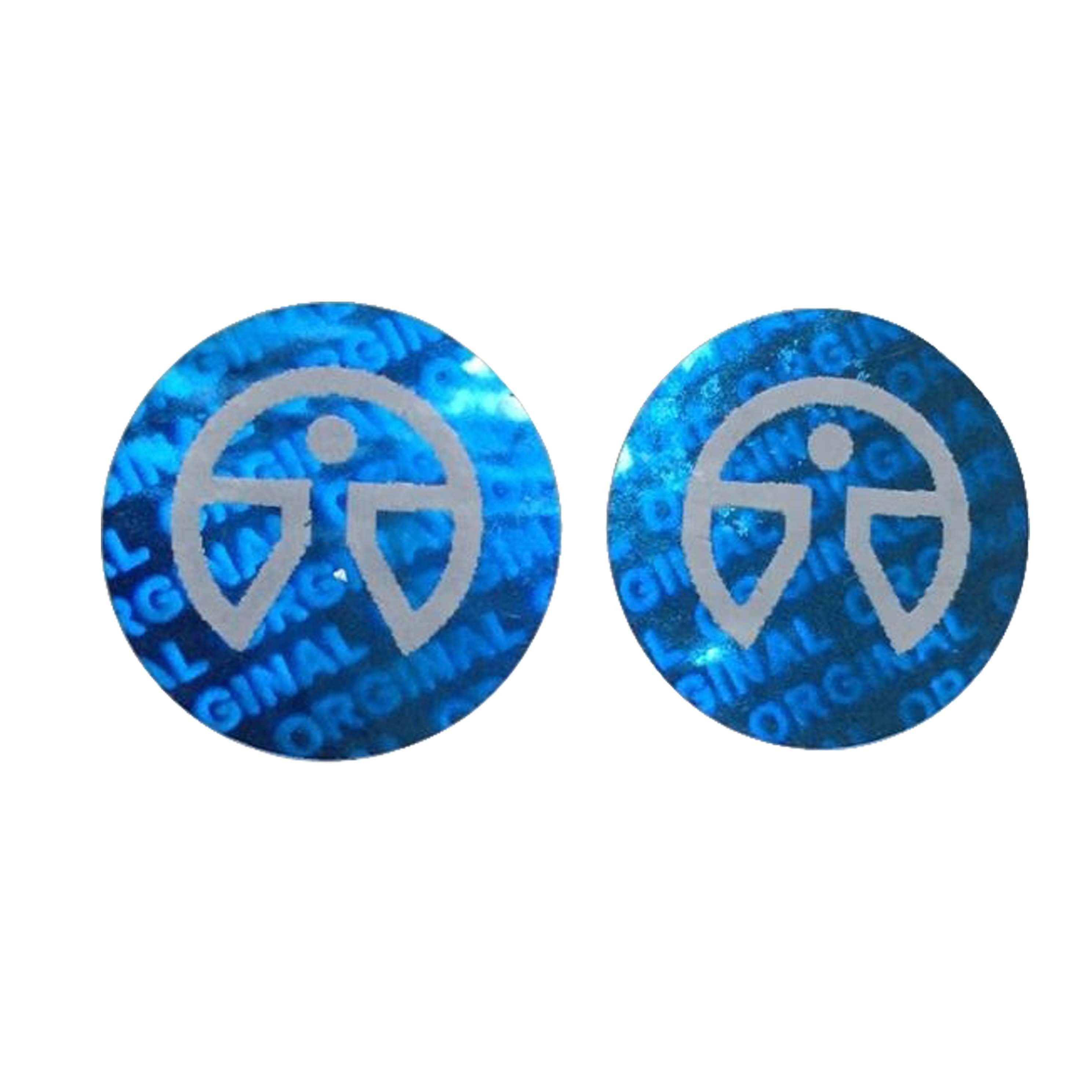 Custom logo with rainbow effect 3d hologram sticker from China