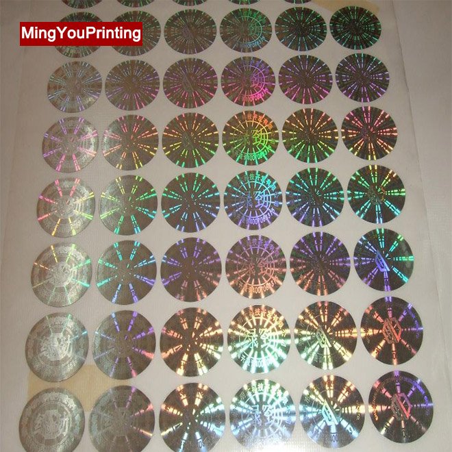 new design security seal 2D/3D rainbow hologram, Anti -counterfeit Evident Warranty adhesive label sticker
