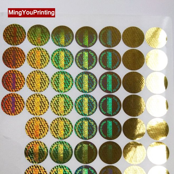 new design security seal 2D/3D rainbow hologram, Anti -counterfeit Evident Warranty adhesive label sticker