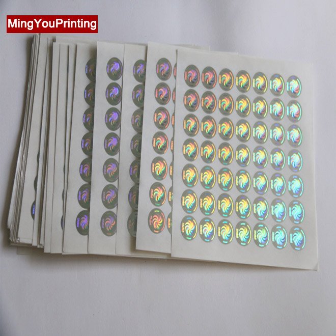 new design security seal 2D/3D rainbow hologram, Anti -counterfeit Evident Warranty adhesive label sticker