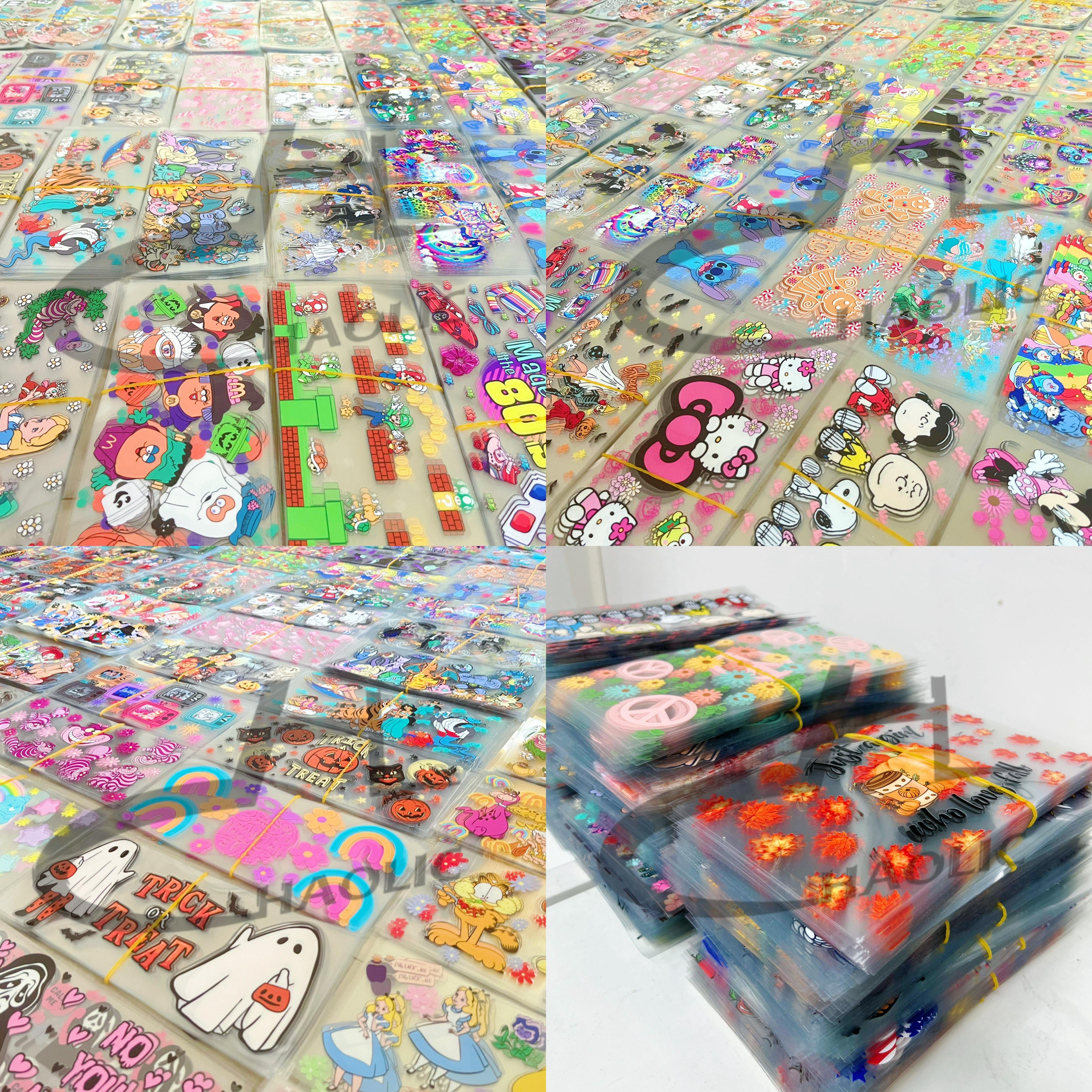 Uv Dtf Transfer Waterproof Stickers Christmas Style Uv Dtf Cup Wraps 16oz for Book Tumbler Stickers Rub On Transfers Crafts
