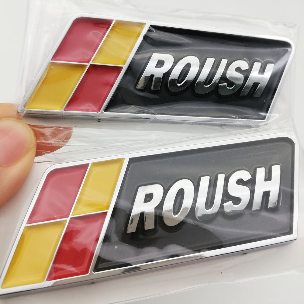 2024 Custom Logo Sticker Metal Car Badges Emblem/ Fridge Sticker Letter Chrome Auto Decal 3D Waterproof OPP Bag Adhesive Sticker