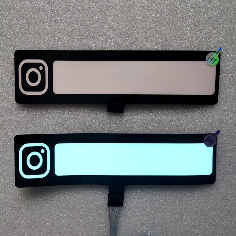 Led car sticker wanted led panel el glow sticker electric light up sticker for car decoration