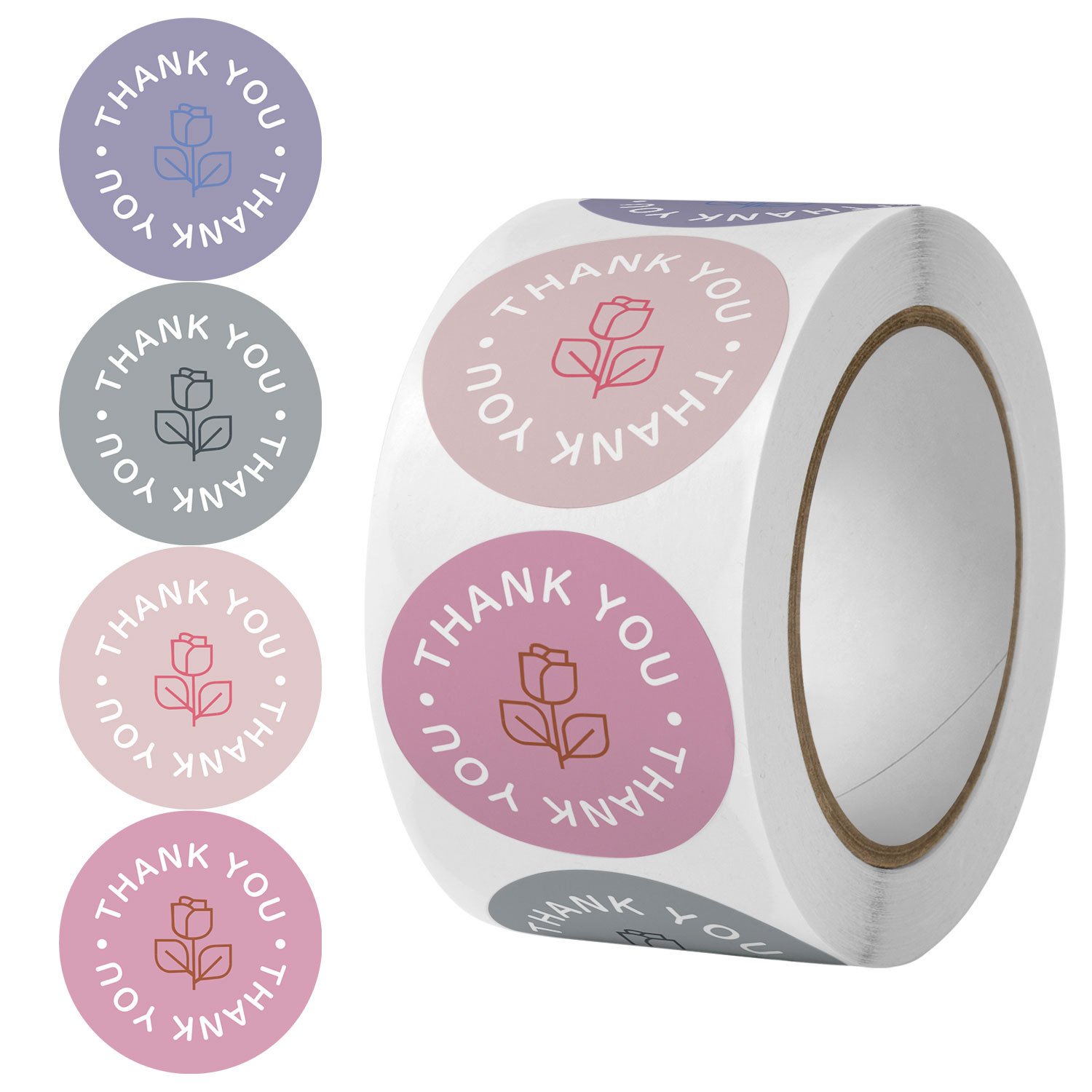 Custom Logo Printing Roll Transparent Labels Clear Self Adhesive Private Sticker For Packaging Box
