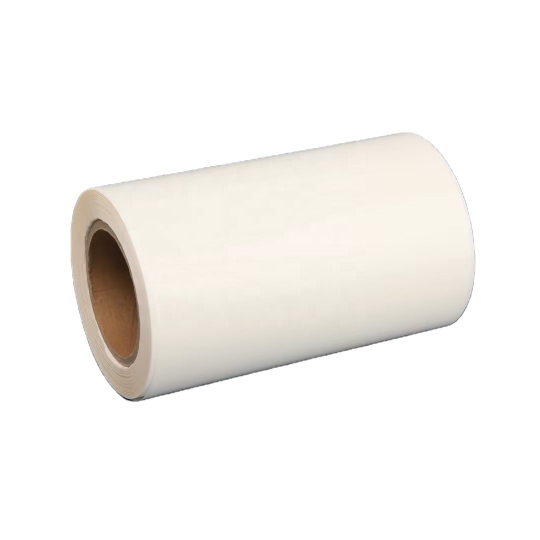 Transparent PET sticker clear custom label stickers for inkjet printer adhesive labels roll waterproof labels