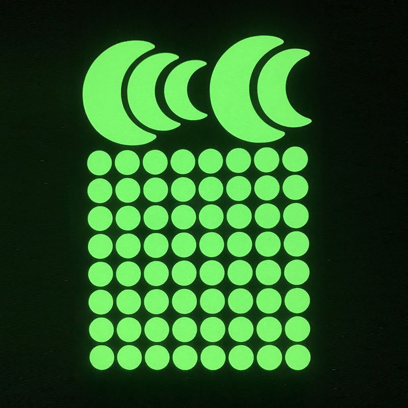 Plastic In The Dark Luminous Fluorescent Stickers Cheapest Price Glow 3D Wall Star Luminous Sticker