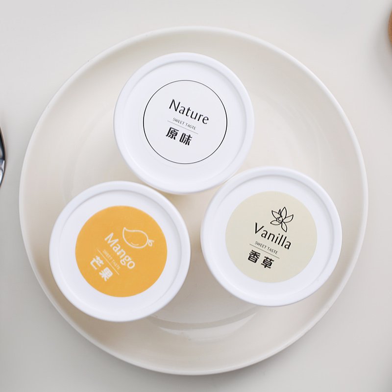 Self Adhesive Custom Printing Clear Gold Foil Stickers Transparent Vinyl Logo Packaging Label