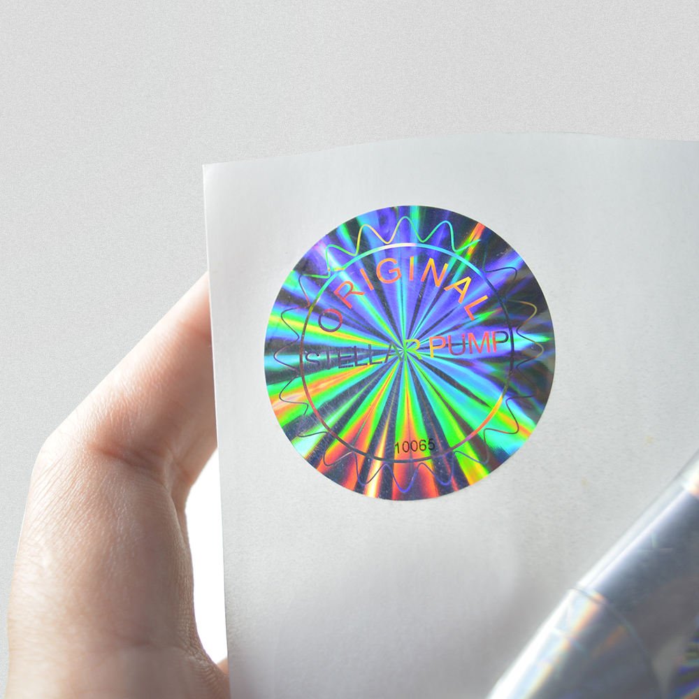 High Quality Secure 3d Label Rolls Transparent Hot Stamping Hologram Sticker