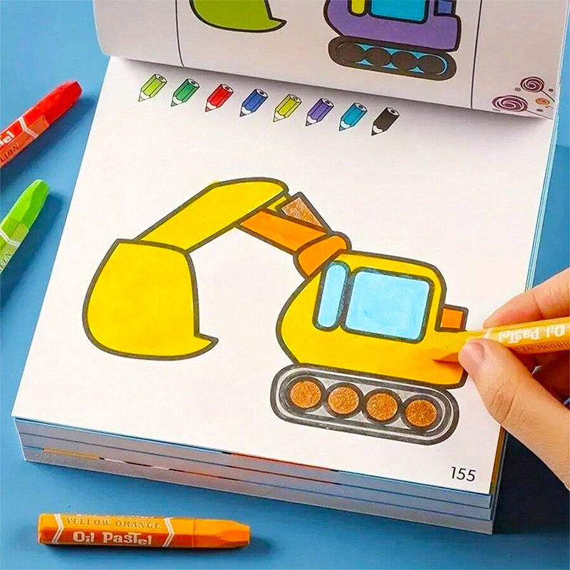 custom cartoon a4 large printing princess coloring book for children with cartoon stickers