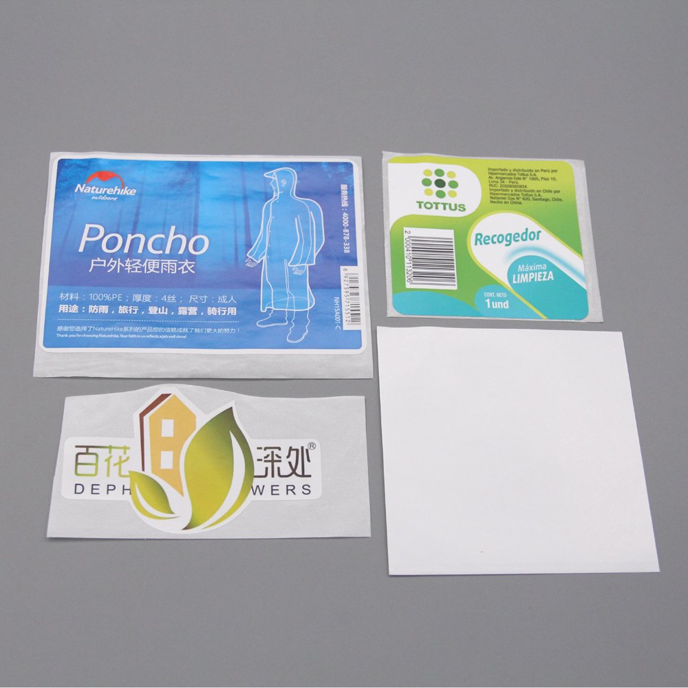 Accept Custom Cosmetic Waterproof Vinyl Adhesive Sticker