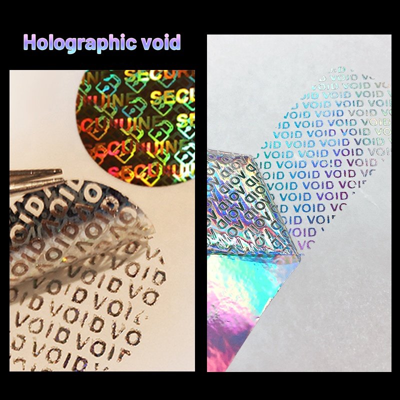 #Hologram Label Laser Sealing Labels Round Hologram Thank you Sticker Roll For Supporting My Small Business Sticker