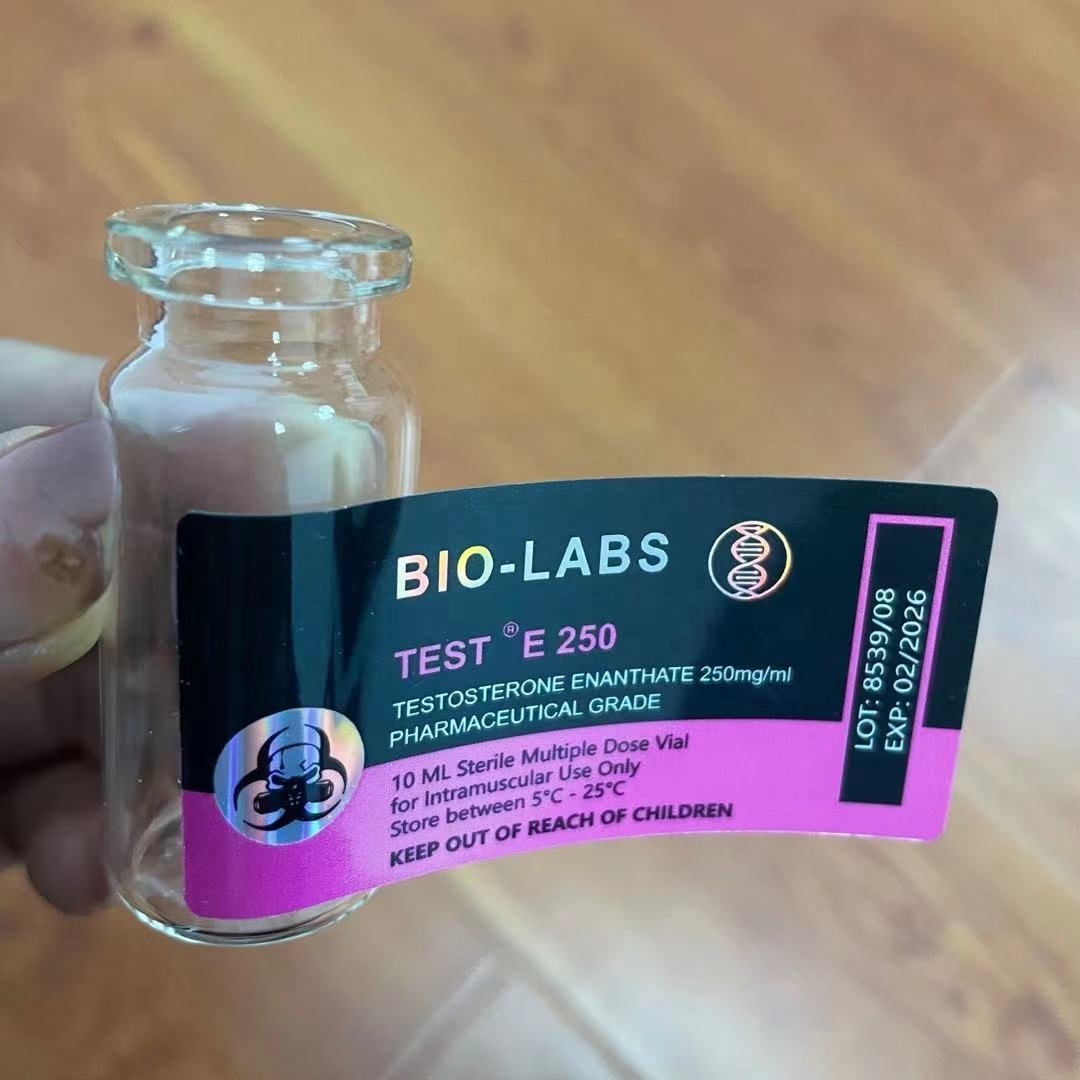 Customized BIO-LABS Printing Waterproof Hologram Stickers 10ml Vial Labels for Pharmaceutical Packaging