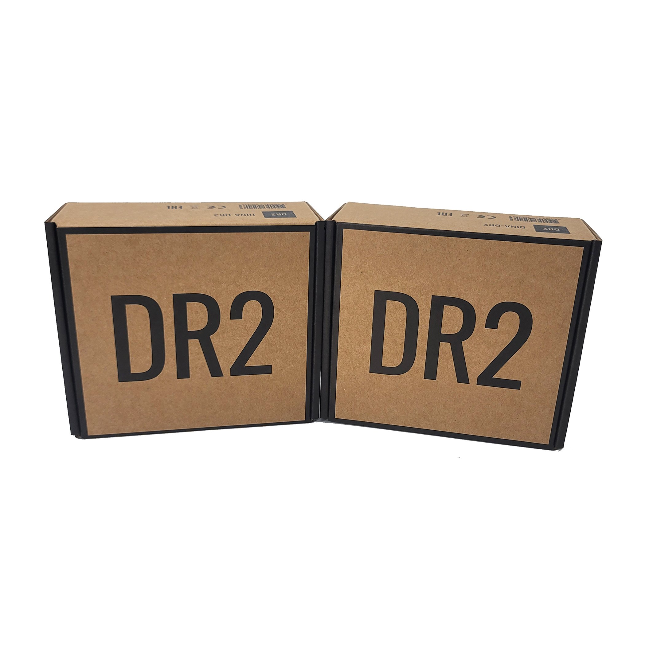 C6 Customized Black Printing Logo Eco Friendly Brown Kraft Box Packaging Corrugated Cardboard E-commerce Mailing Shipping Box