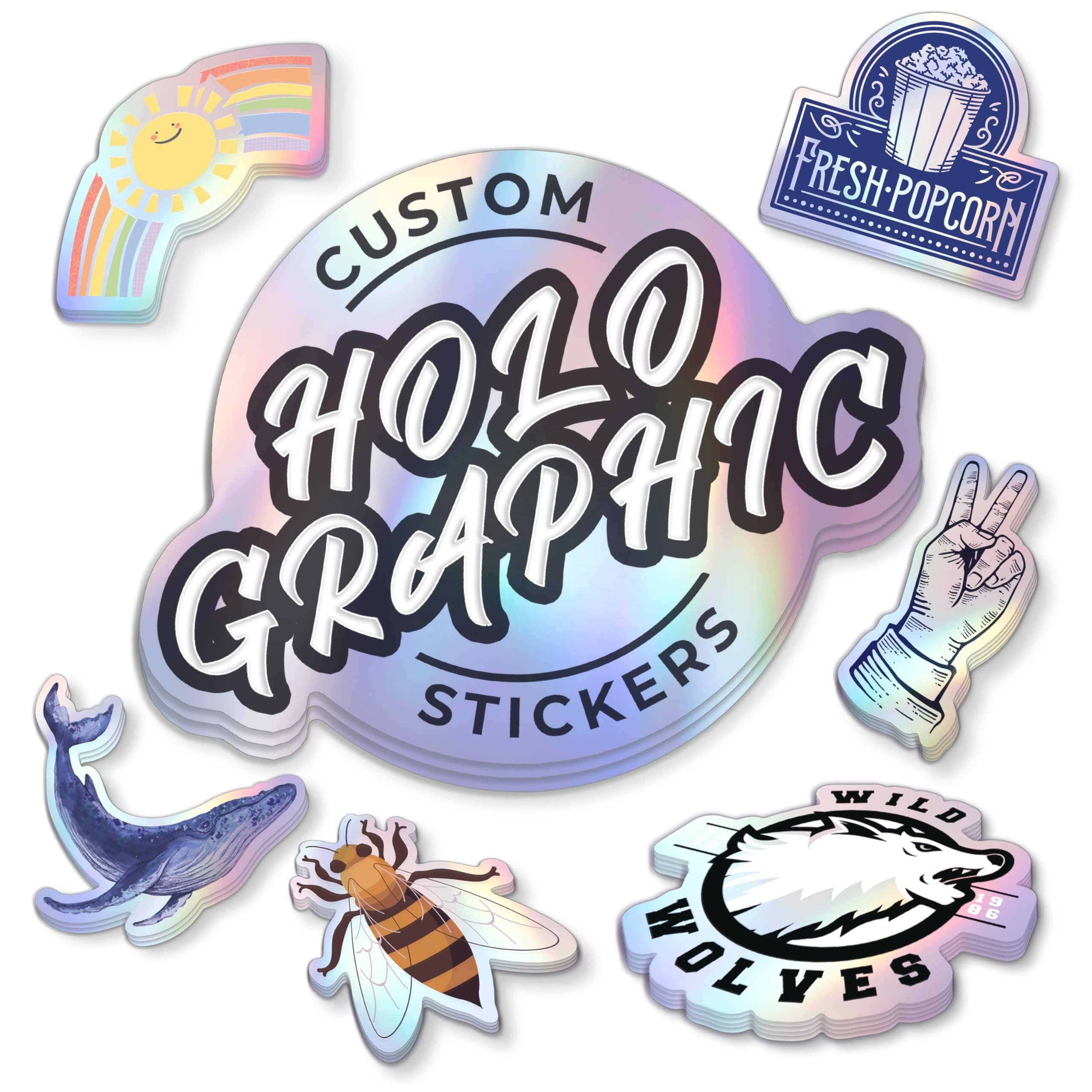 ZHK High Quality Custom Die Cut Waterproof cartoon sticker for laptop Vinyl die cut logo Stickers Custom Decal