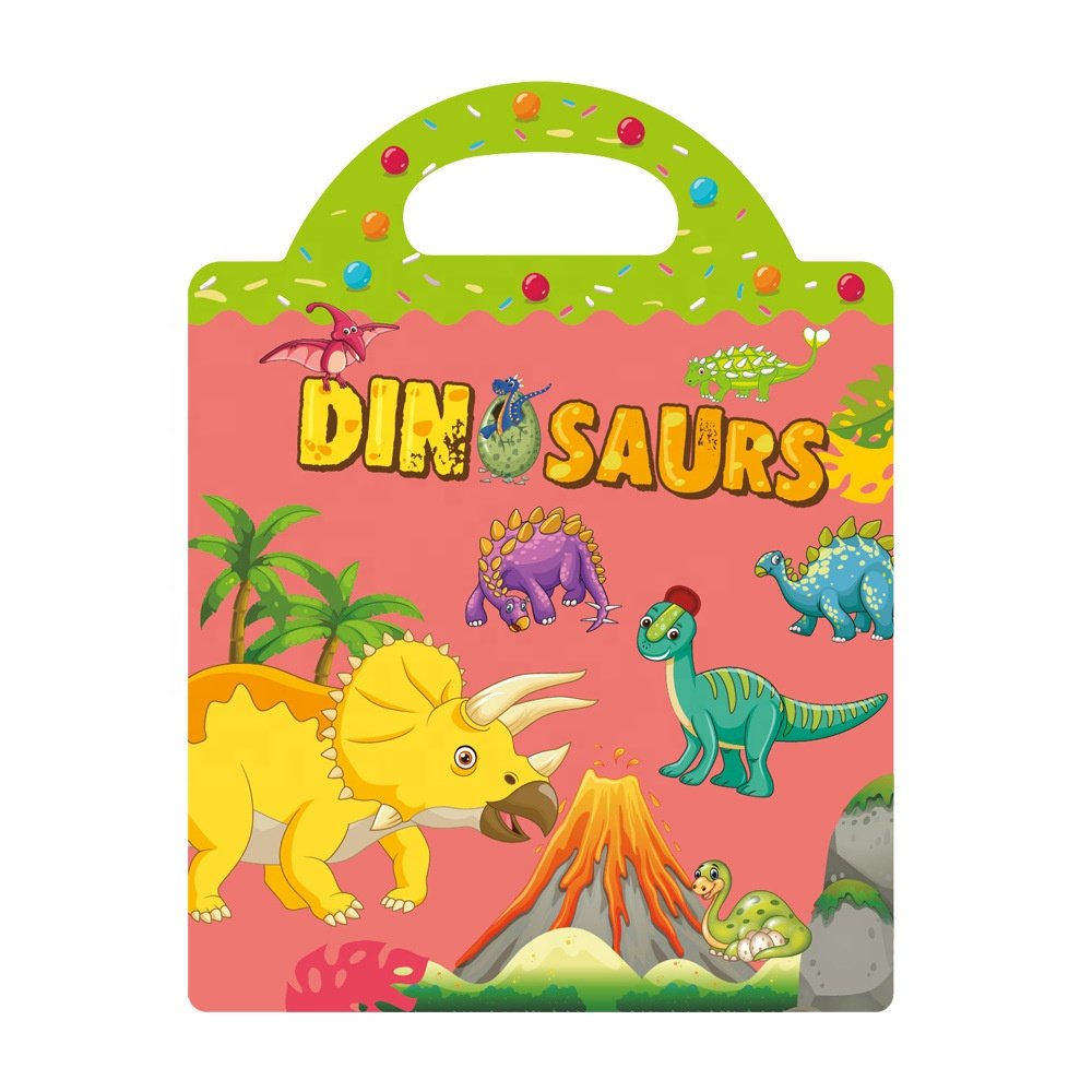 Sticker book for kids Repeated animal dinosaur ocean scene sticker book