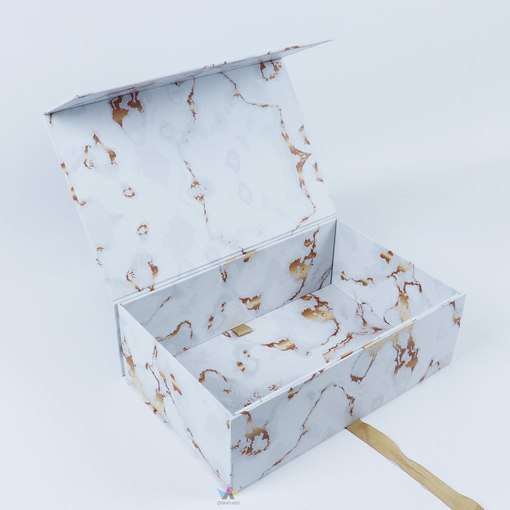 bridesmaid gift mystery box foldable packaging wig bags china wholesale eco friendly hoodies marble scarves clothes paper boxes