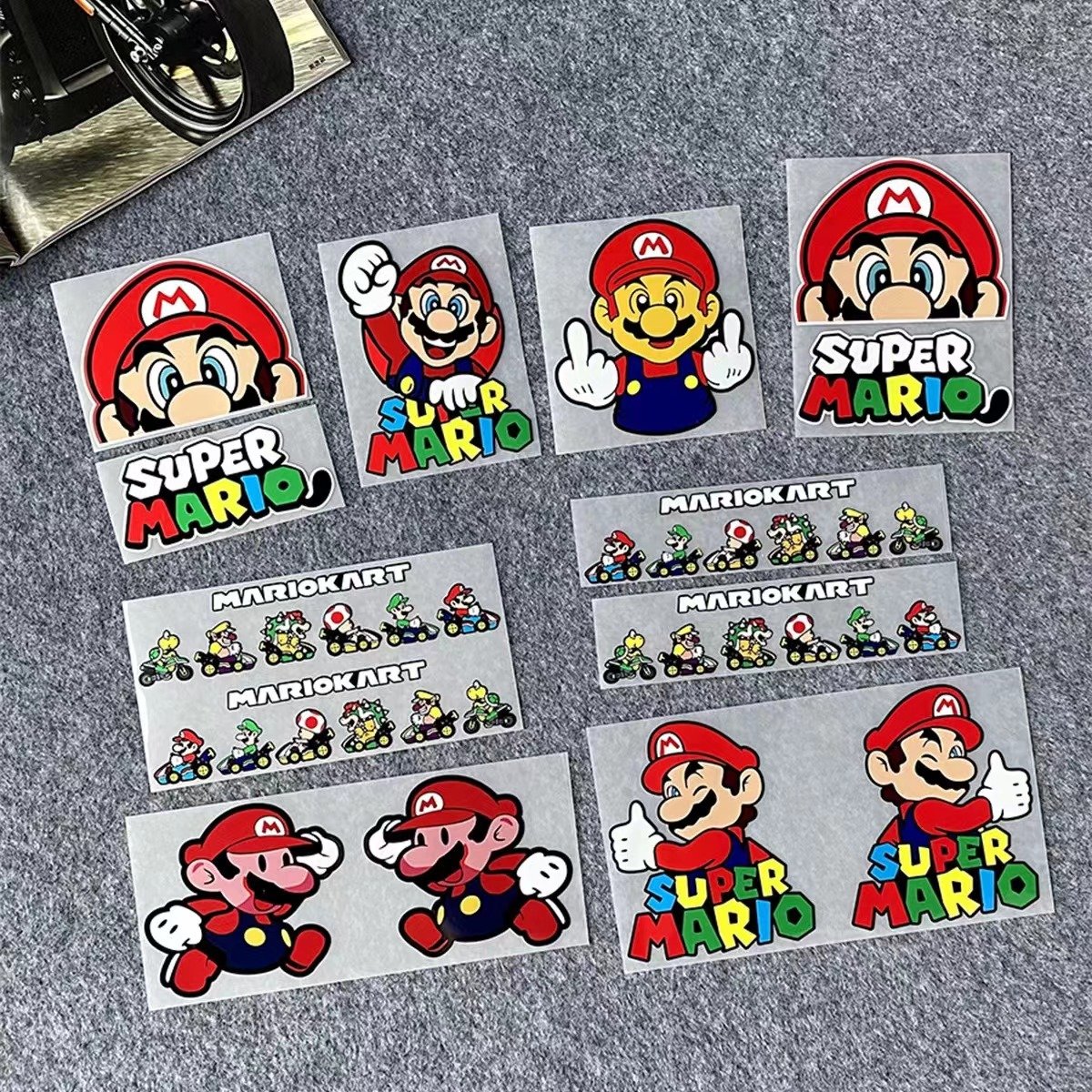 Outdoor Printed Die Cut Pvc Transparent Window Car Decals Custom Logo Stickers Packaging Labels