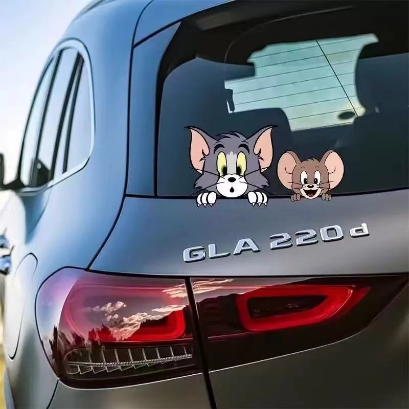 Outdoor Printed Die Cut Pvc Transparent Window Car Decals Custom Logo Stickers Packaging Labels