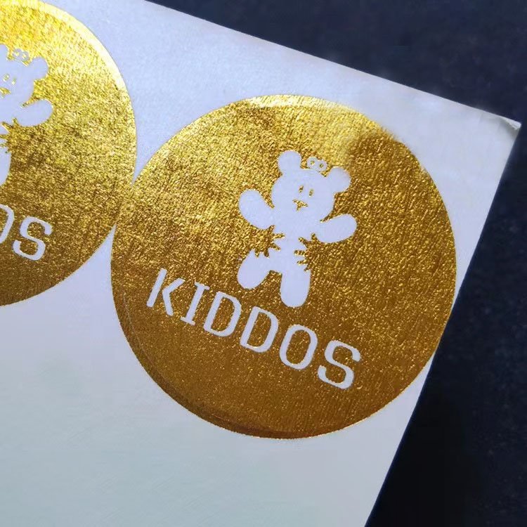 Hot selling customized Round color stickers sealed gift package 1inch outer package printed logo sticker label