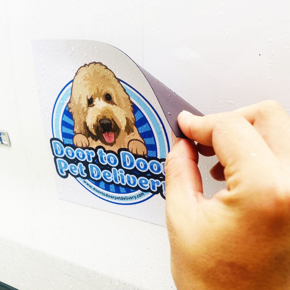 Full Colors Printing UV Resistance Custom Magnetic Car Magnet Stickers
